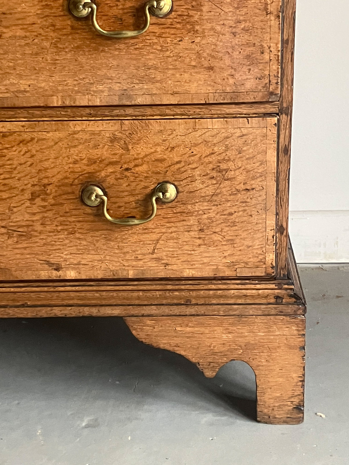 A George II Oak Chest of Drawers