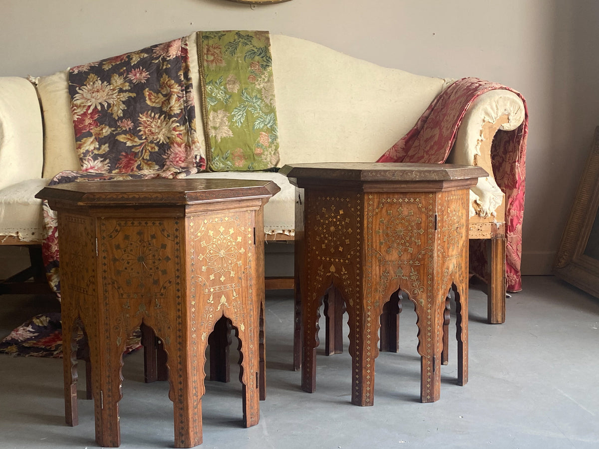 A Near Pair of Hoshiarpur Occasional Tables