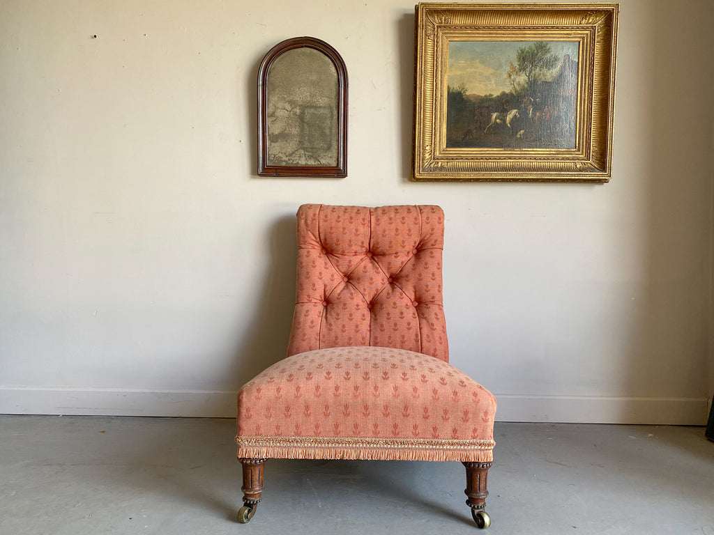 Mid 19th Century Gillows Slipper Chair