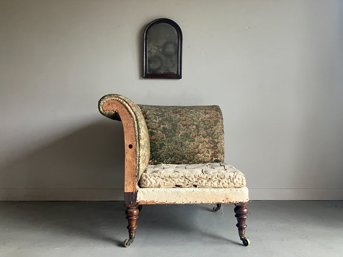 A Mid 19th Century Upholstered Corner Chair