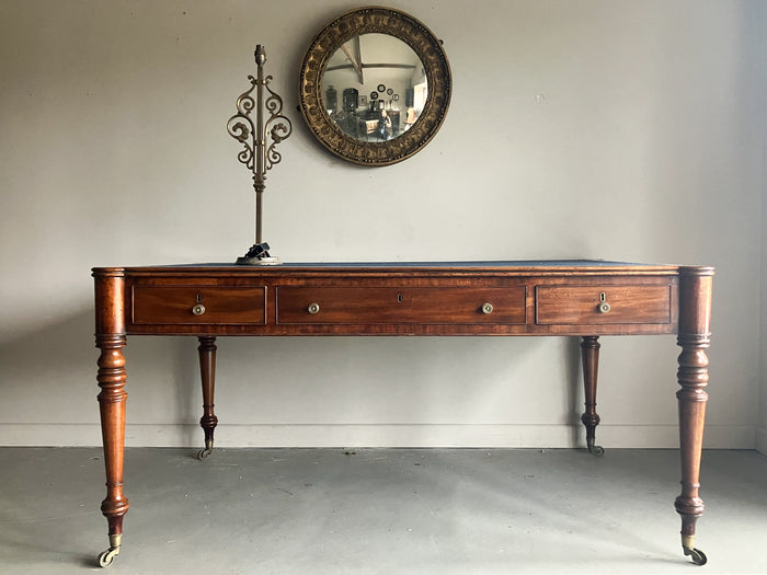 A Regency Mahogany Library Table