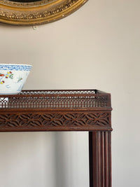 A Superb George III Chippendale Period Silver Table