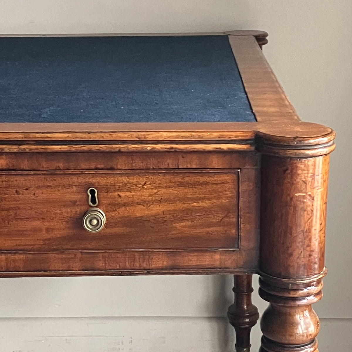 A Regency Mahogany Library Table