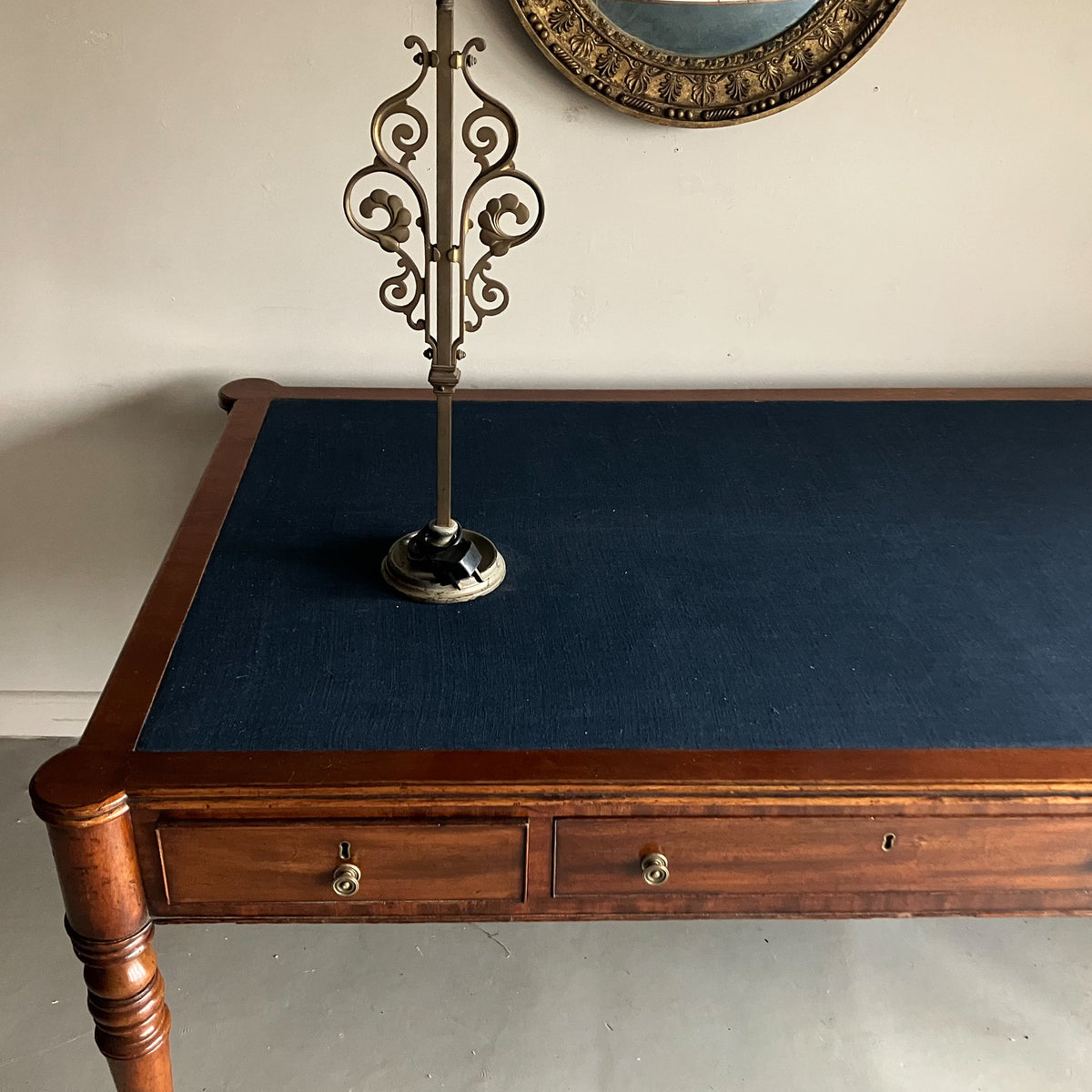 A Regency Mahogany Library Table