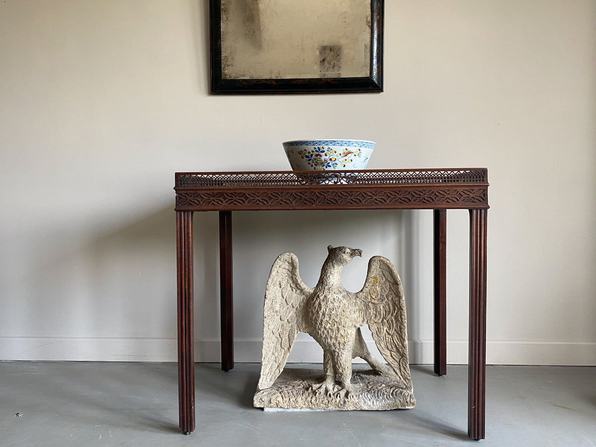 A Superb George III Chippendale Period Silver Table