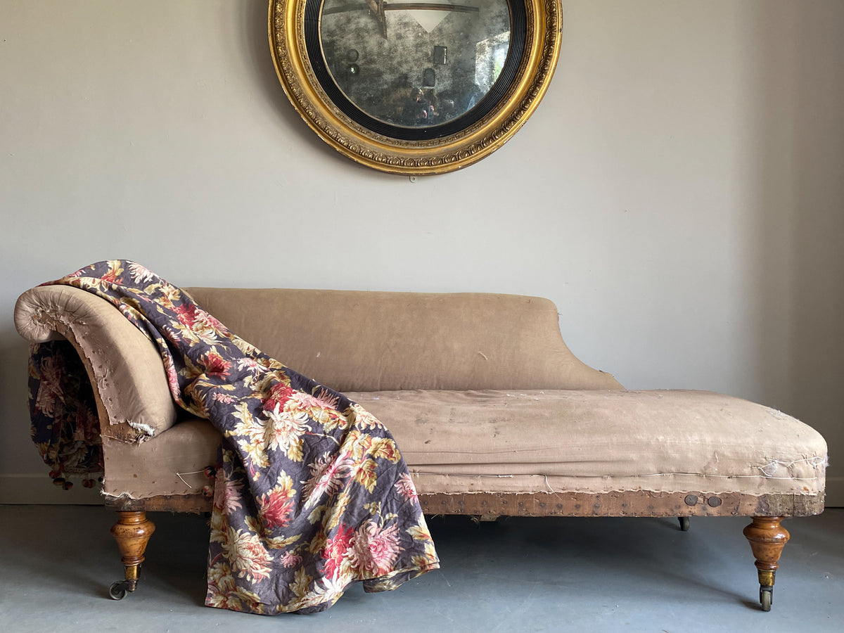 Mid 19th Century Upholstered Day Bed