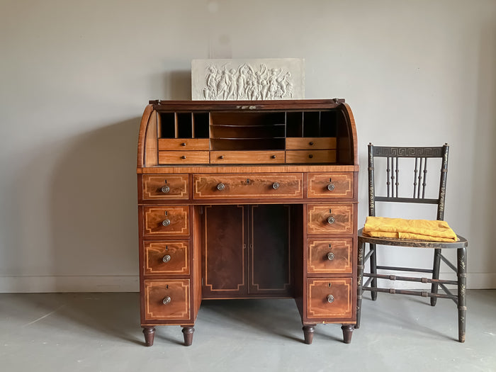 A George III Mahogany Kneehole Desk by Gillow