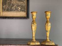 Early 20th Century Kashmiri Candlesticks