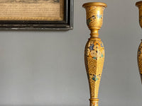 Early 20th Century Kashmiri Candlesticks