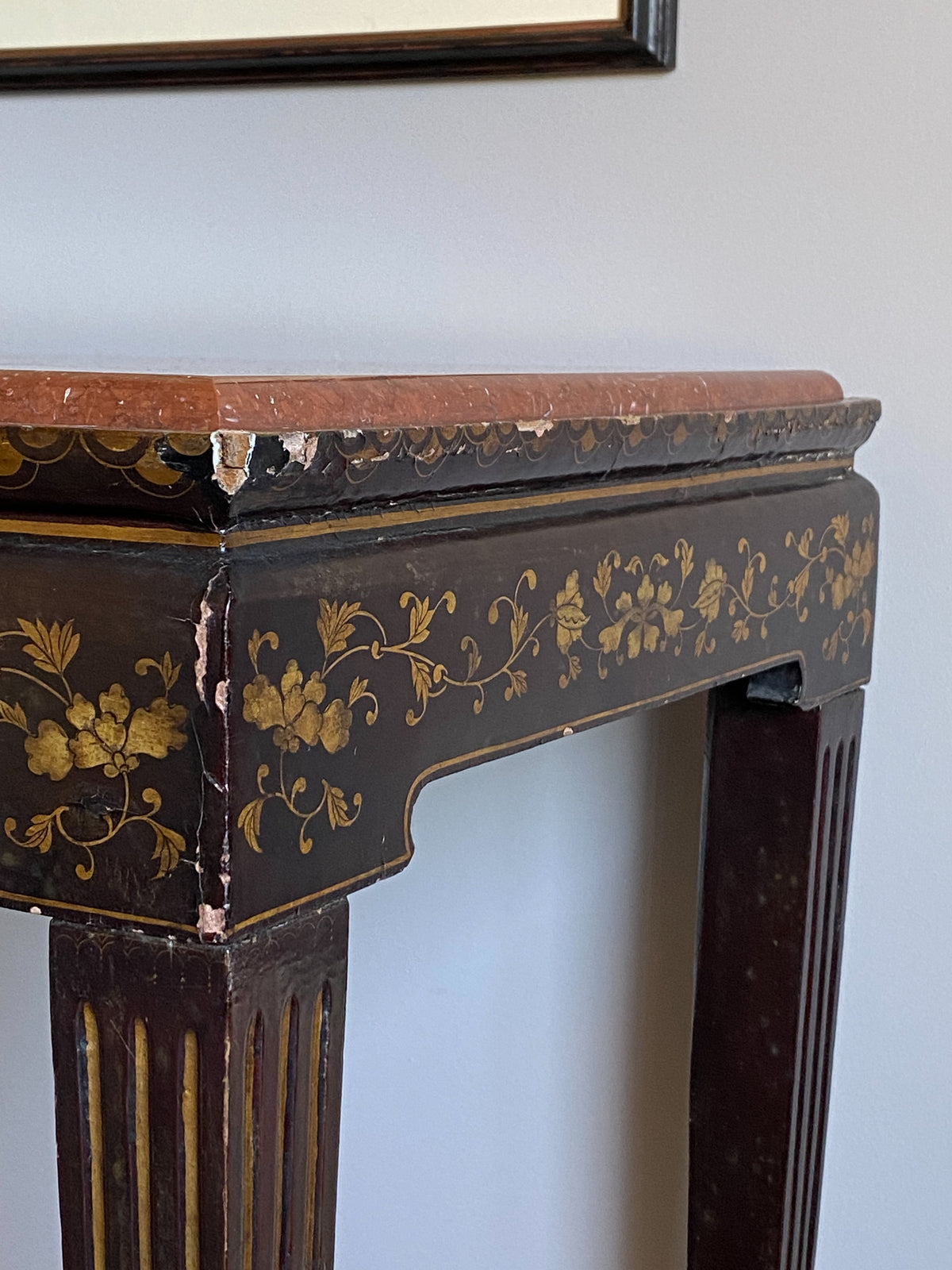 19th Century Lacquered Side Table