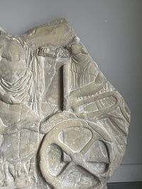 A Large 19th Century Plaster Relief Fragment Panel