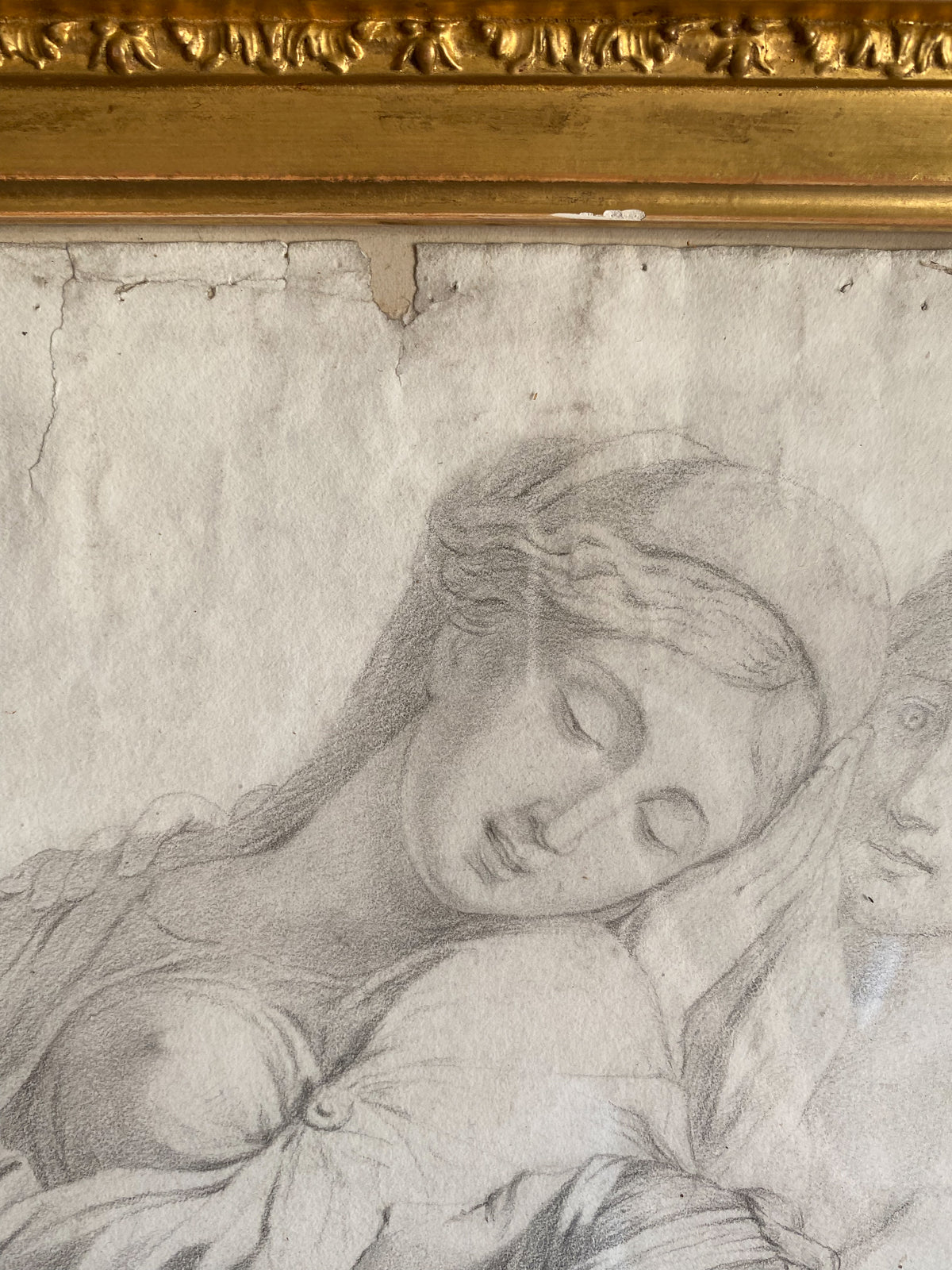 After The Old Master: 19th century Pencil Drawing