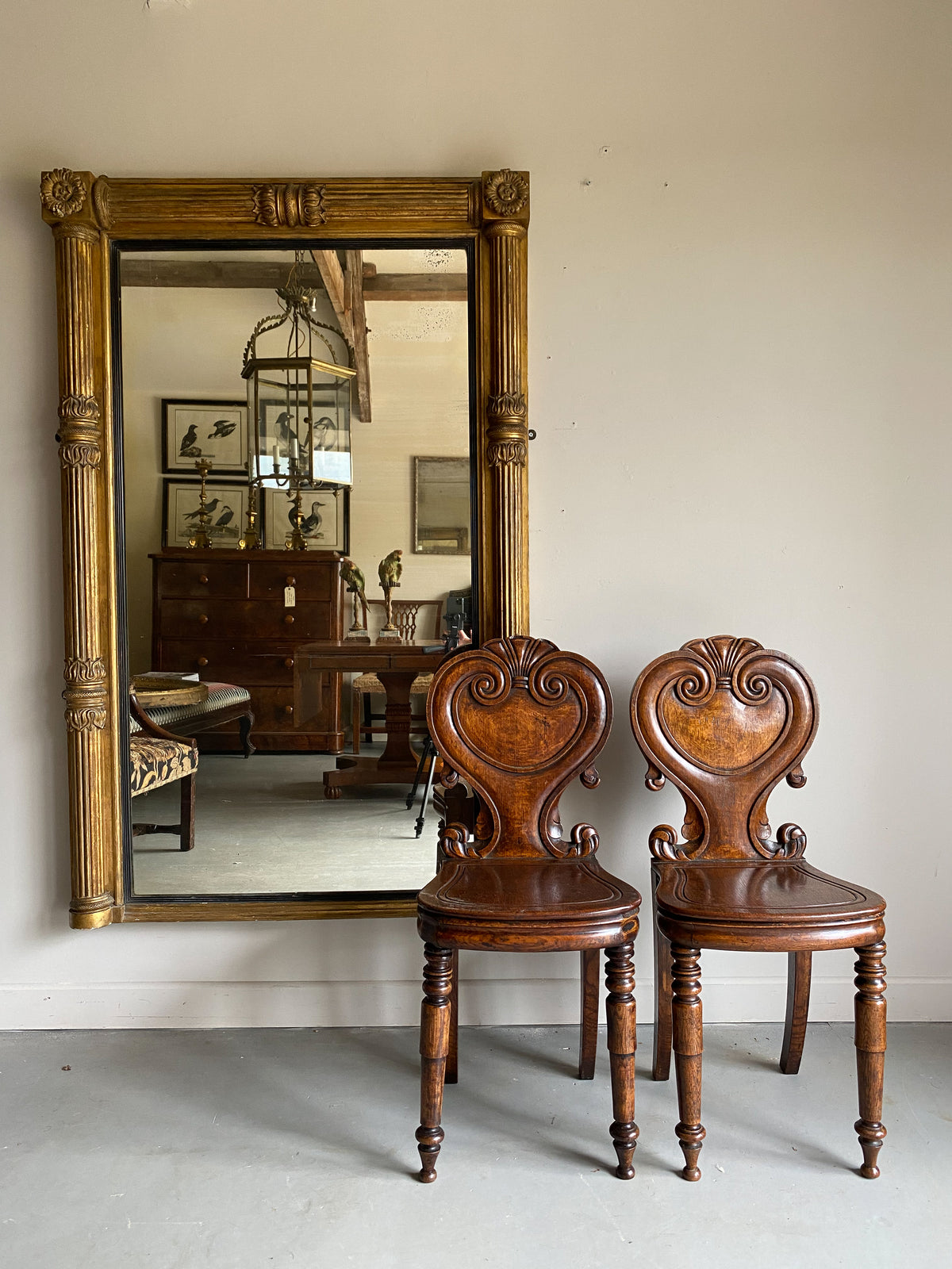 A Large Regency Mirror