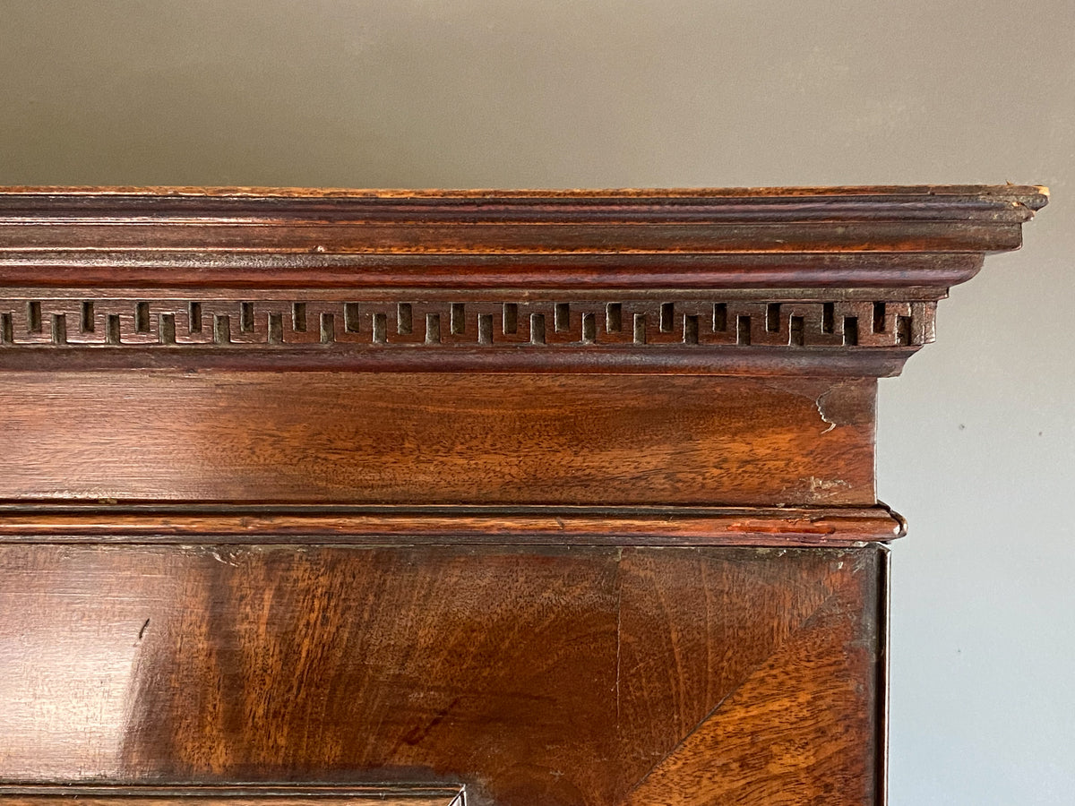 George III Mahogany Linen Press