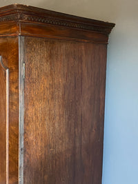 George III Mahogany Linen Press