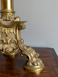 George IV Brass Lamp by Palmer & Co.