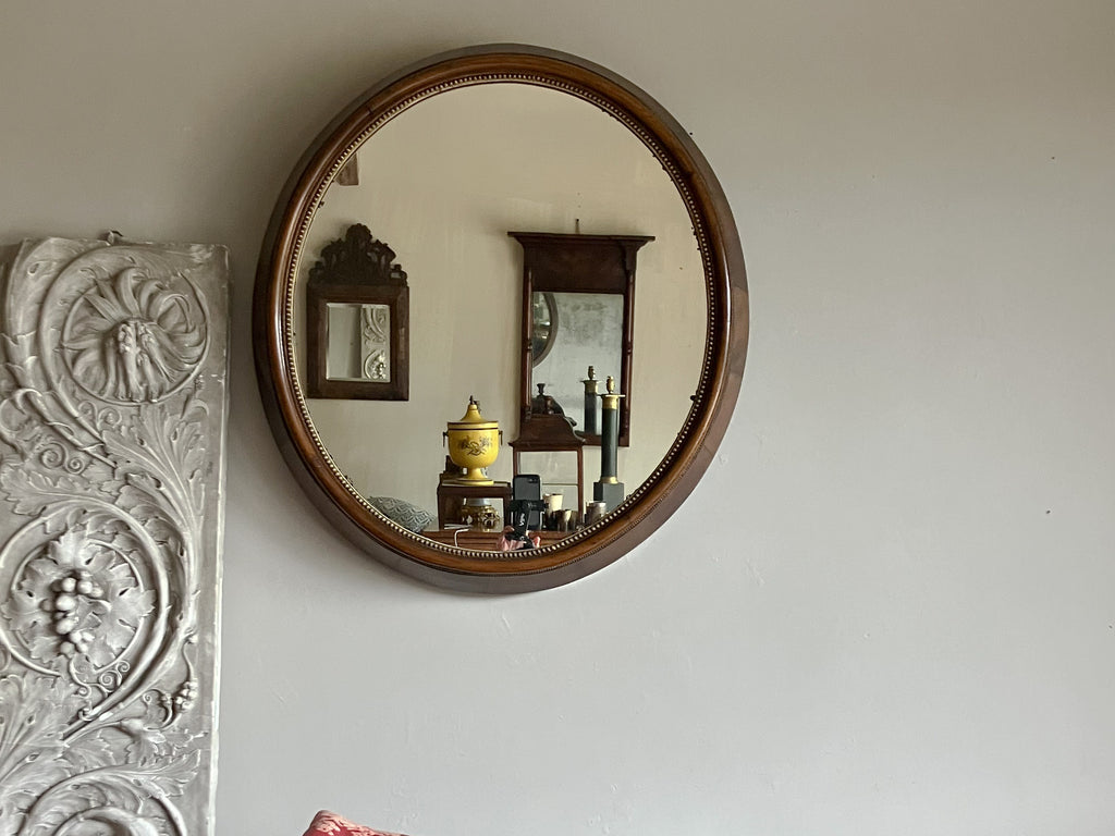 A 19th Century Walnut Framed Mirror
