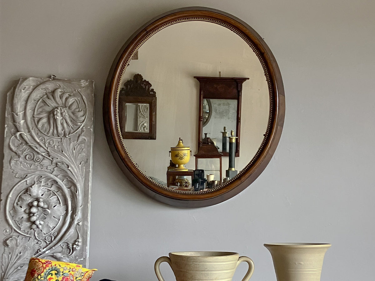 A 19th Century Walnut Framed Mirror