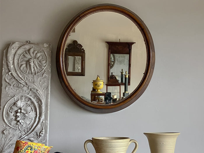 A 19th Century Walnut Framed Mirror