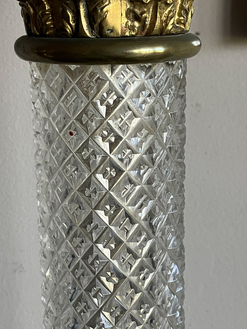 A 19th Century Column Lamp by Messenger