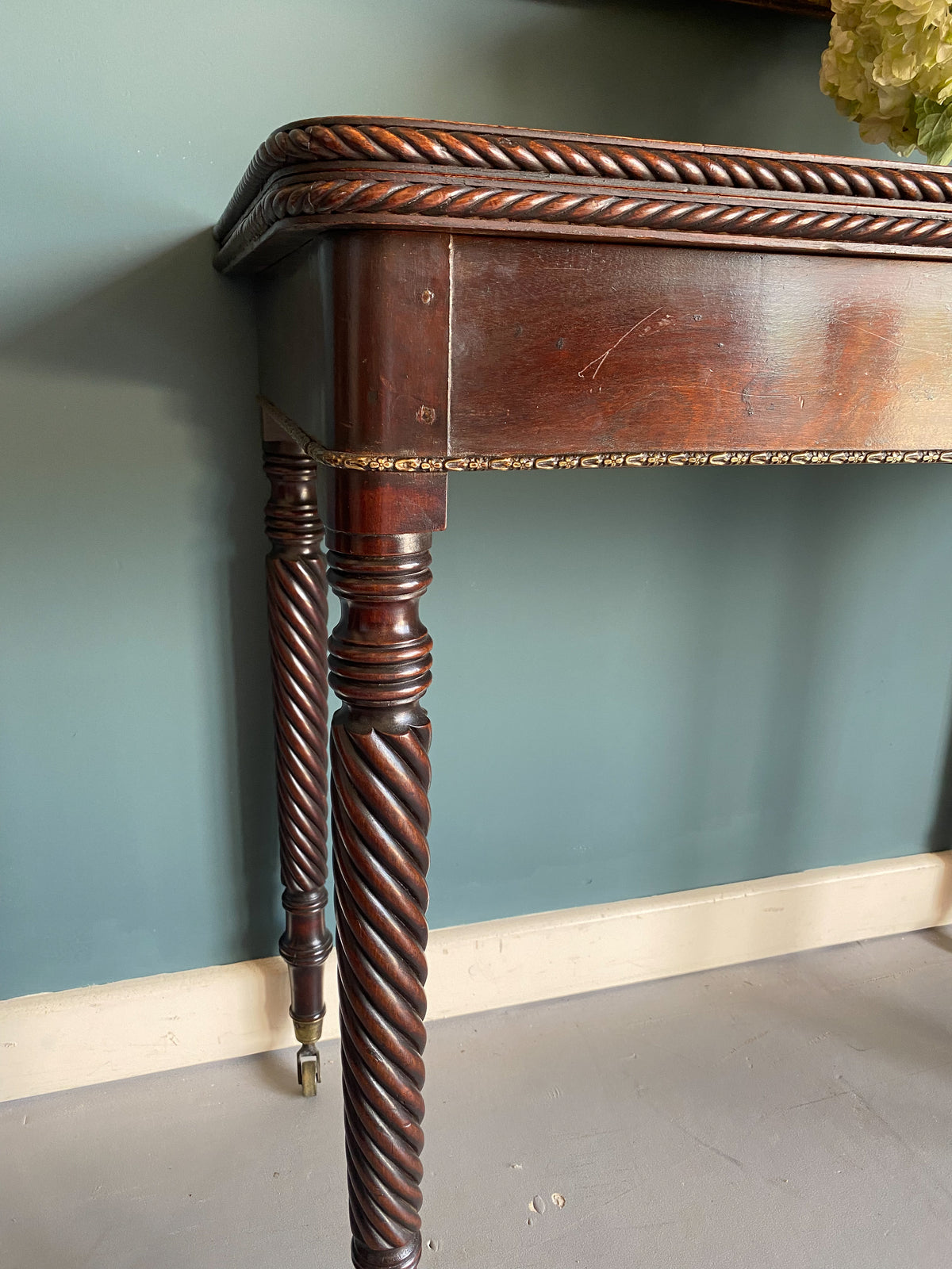 Early Regency Mahogany Tea Table