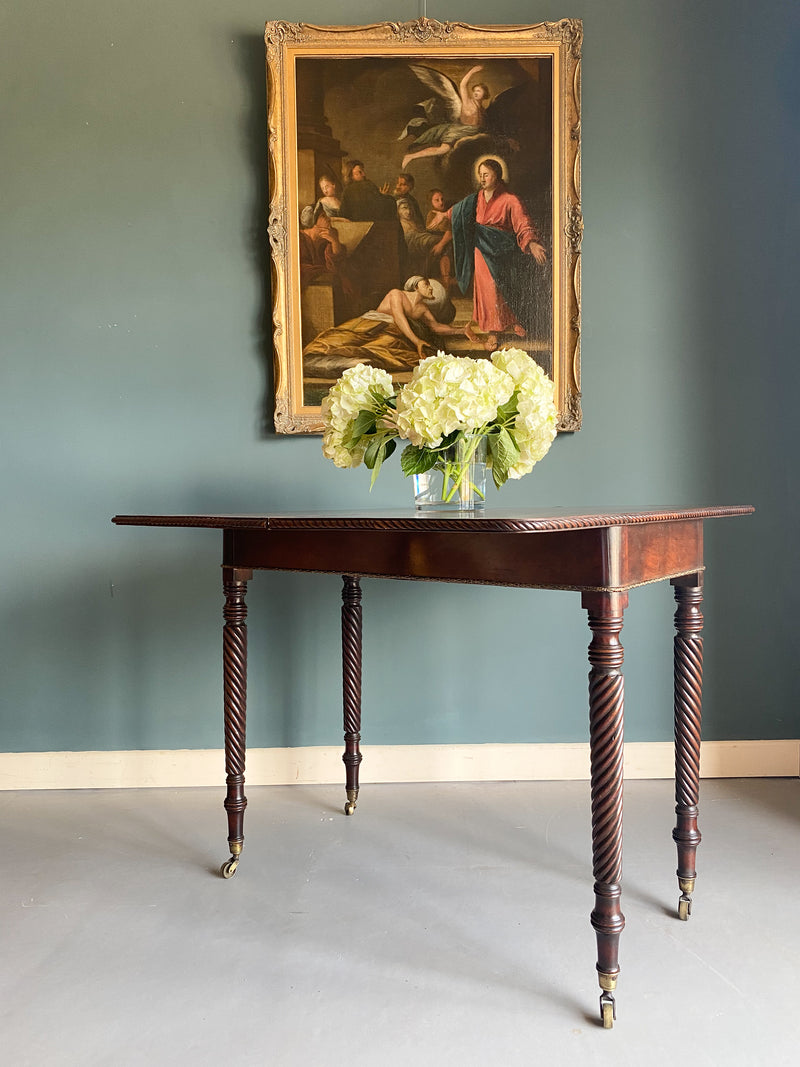 Early Regency Mahogany Tea Table