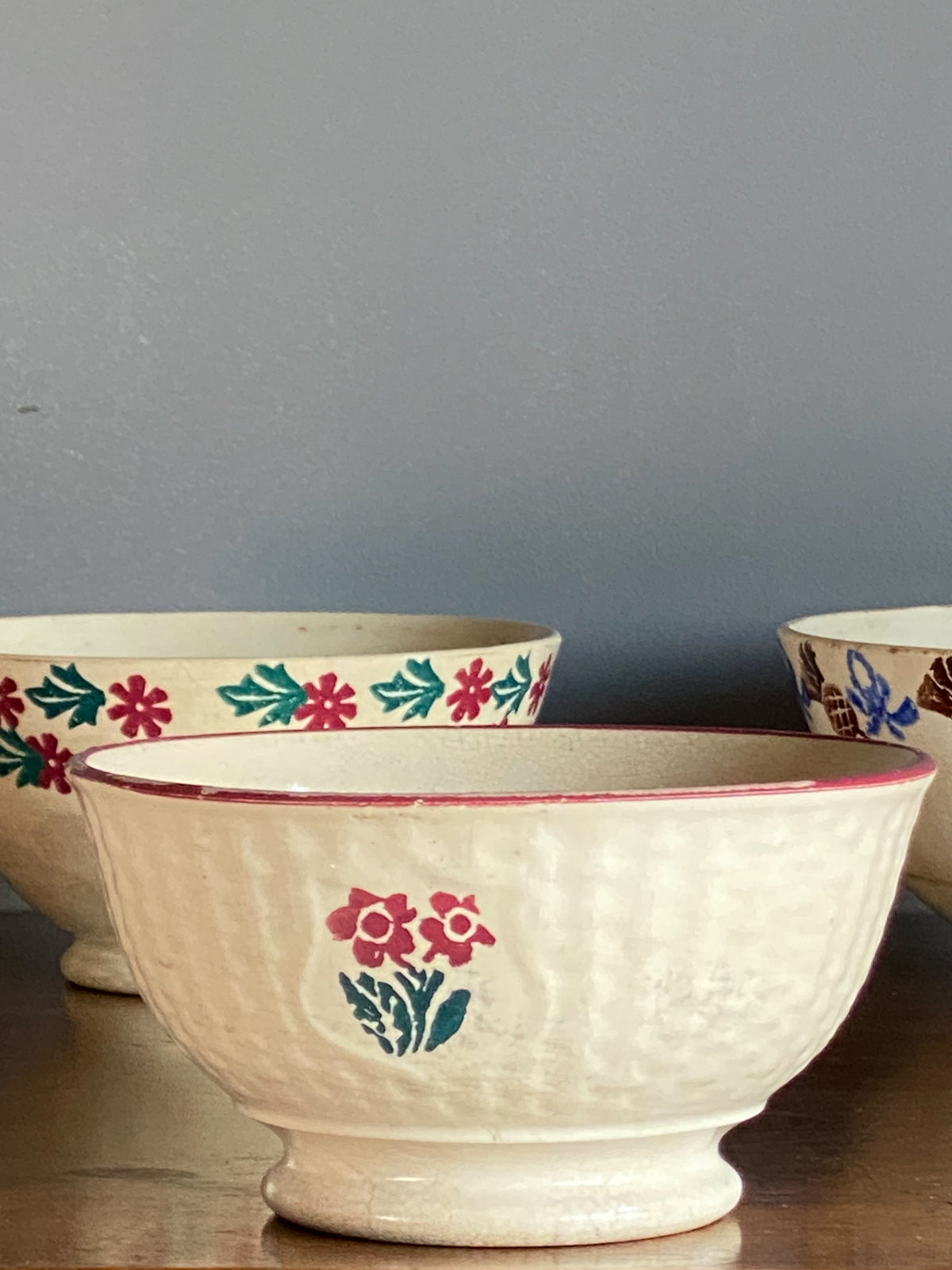 19th Century Spongeware Bowls