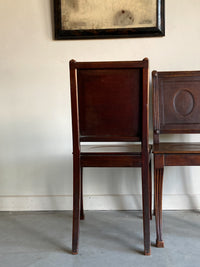 A Pair of Early 19th Century Mahogany Hall Chairs