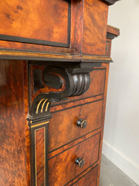 A 19th Century Amboyna Library Desk by Gillows