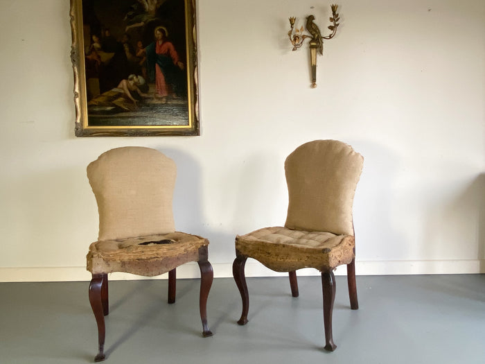 A Pair of 18th Century Side Chairs