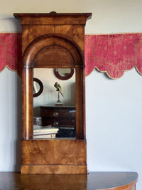 An Early 19th Century Fruitwood Pier Mirror