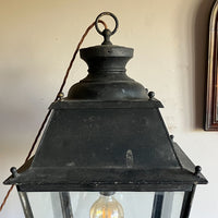 A 19th Century Copper Painted Lantern