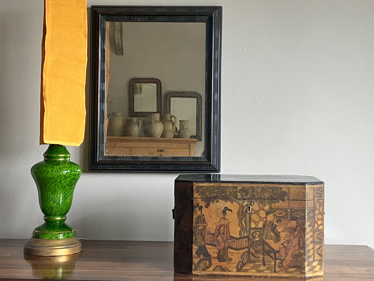 An Early 19th Century Lacquered Tea Caddy