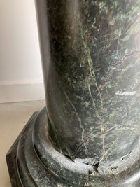 A Late 19th Century Marble Pedestal Column