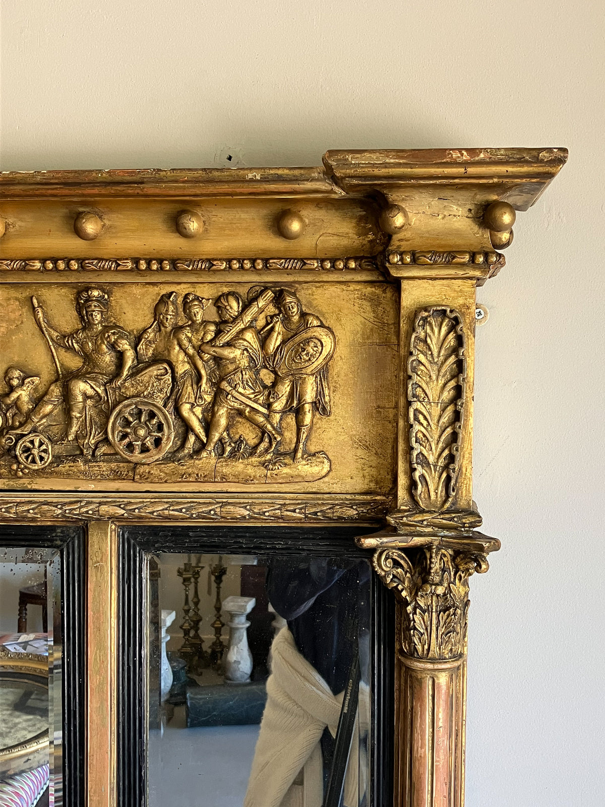 An Early 19th Century Giltwood Mirror