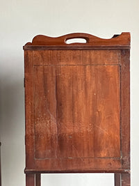 A Pair of George III Mahogany Pot Cupboards