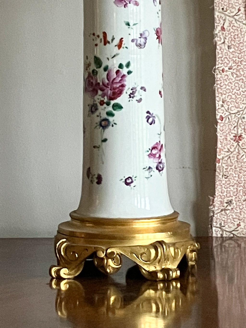 A 19th Century Porcelain Vase Lamp