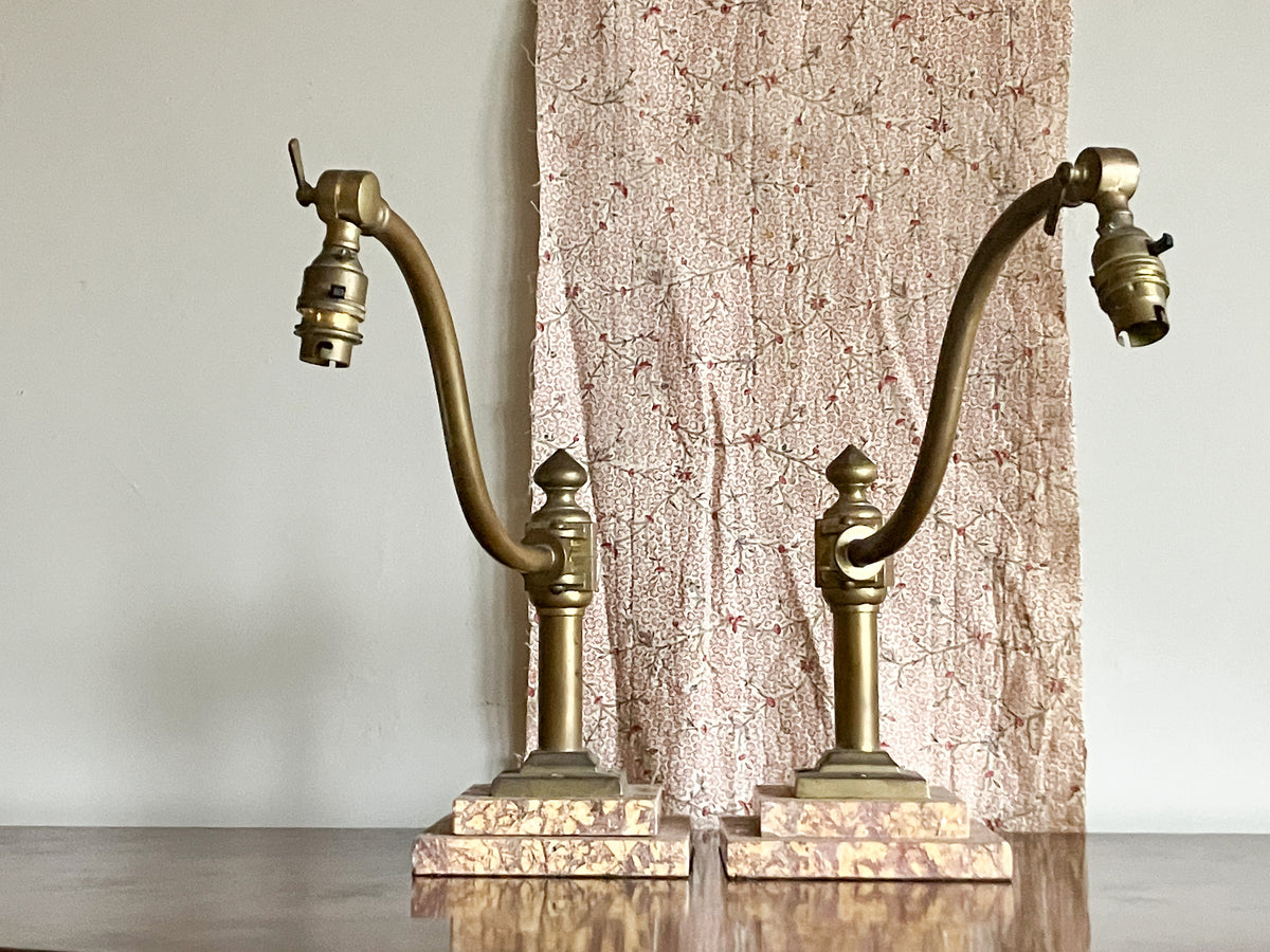 A Pair of Early 20th Century Library Lamps