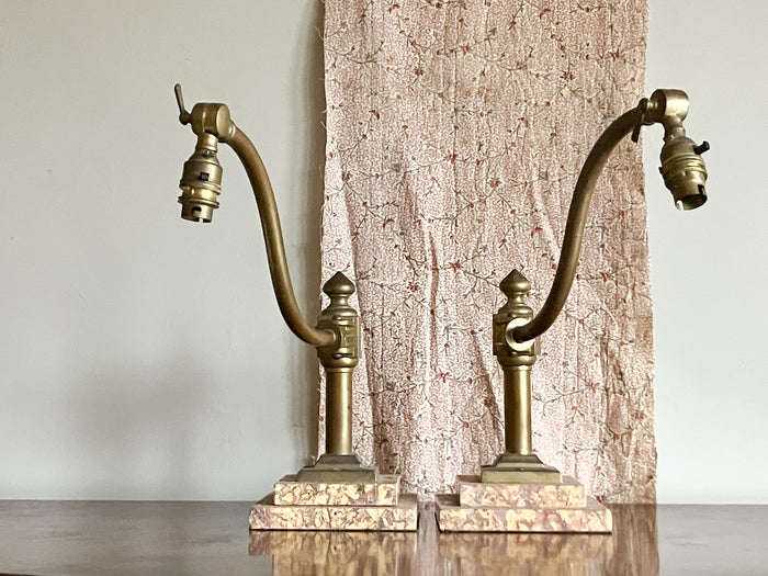 A Pair of Early 20th Century Library Lamps