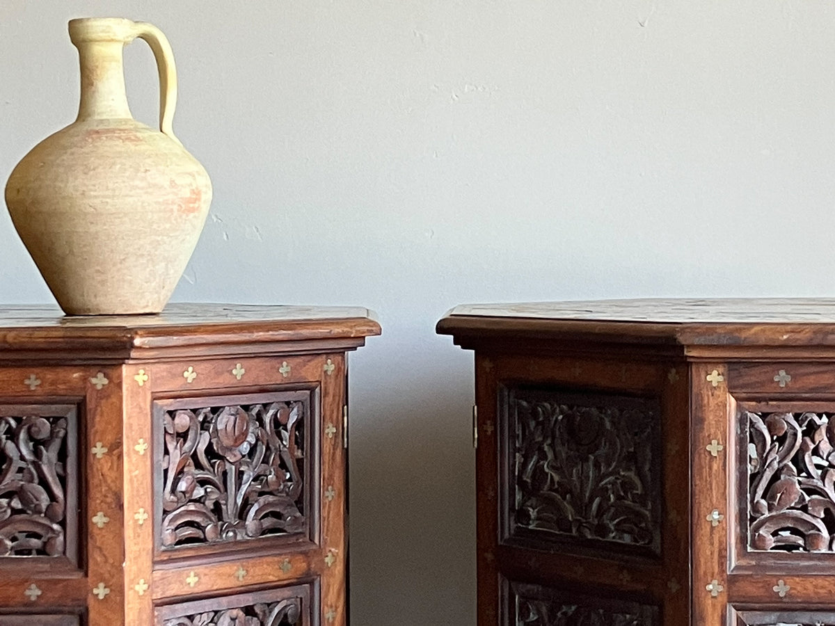 A Pair of Late 19th Century Hoshiarpur Tables