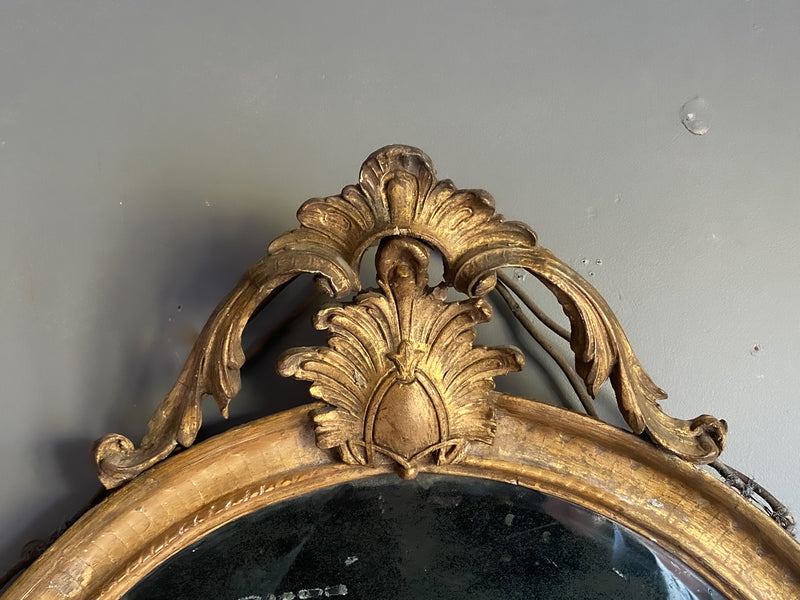 18th Century English Giltwood Mirror