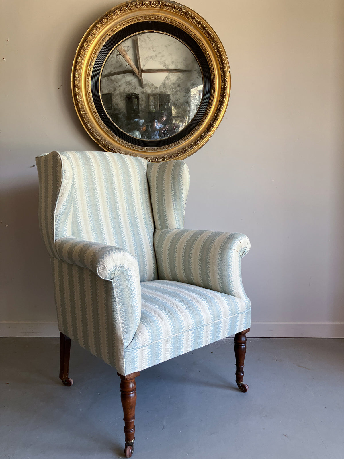 Early 20th Century Wingback Chair