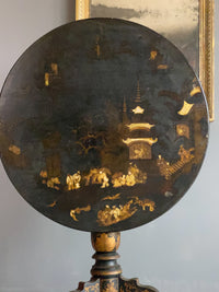 Mid 19th Century Chinoiserie Tilt Top Table