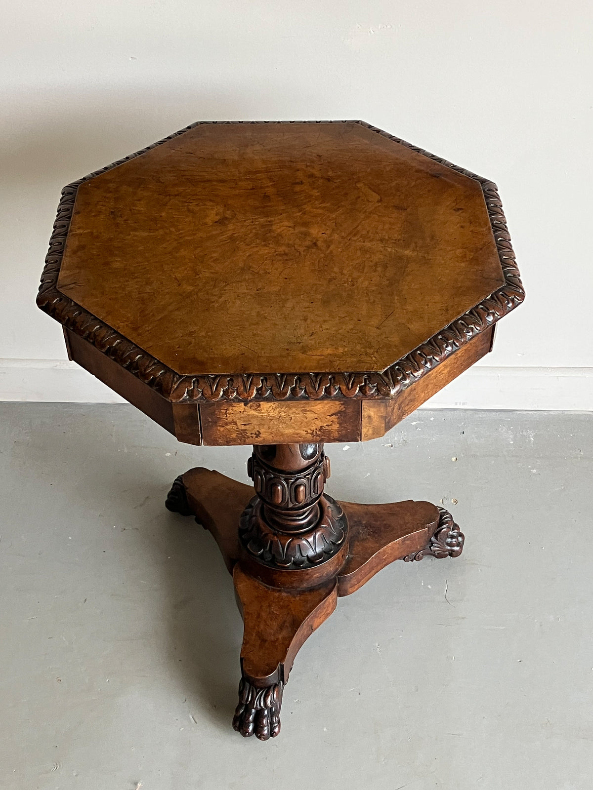 An Early 19th Century Walnut Drum Table