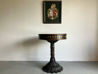 A Late 19th Century Italian Drum Table