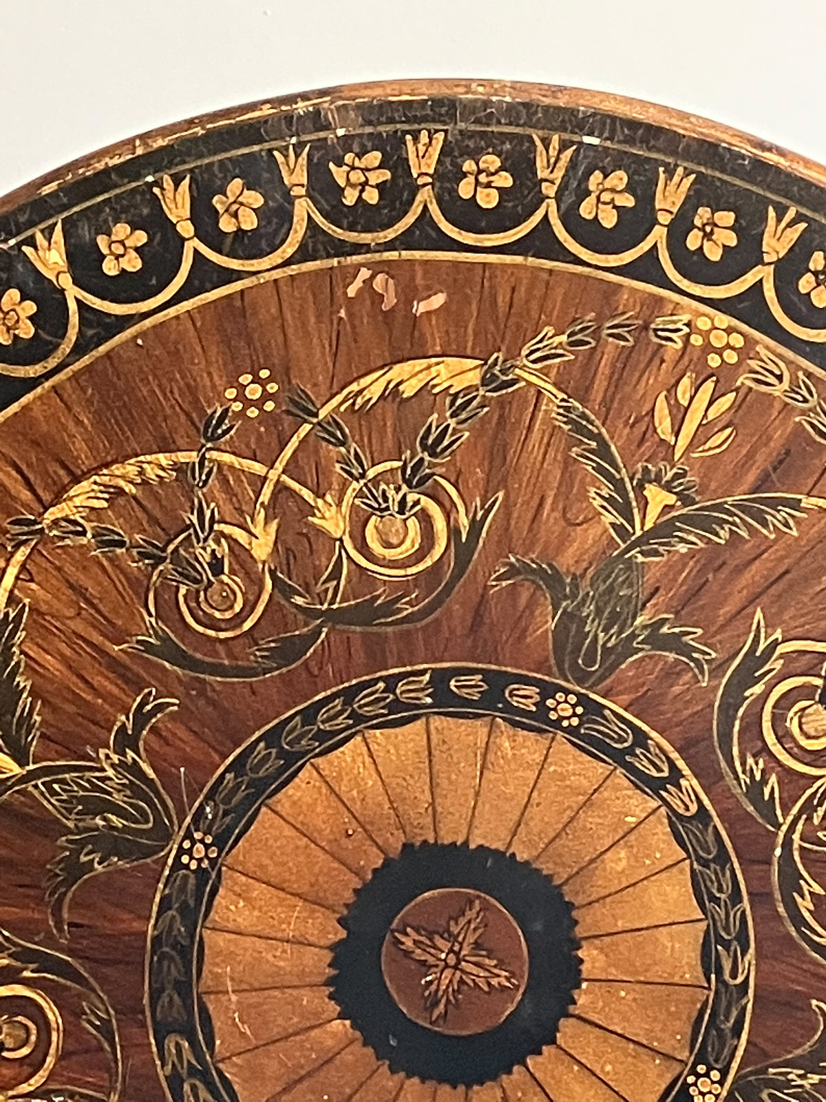 A Late 19th Century Italian Drum Table