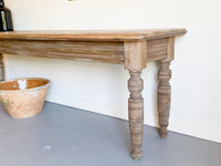 Walnut Console Table