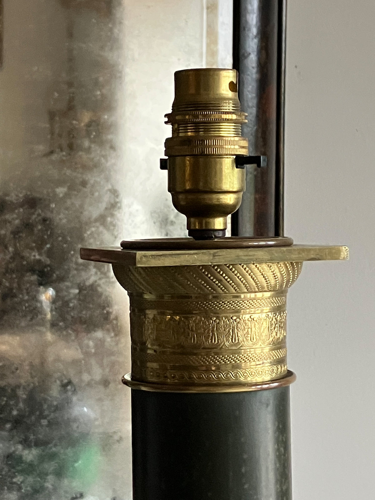 A Late 19th Century Empire Lamp