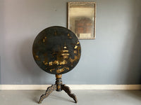 Mid 19th Century Chinoiserie Tilt Top Table