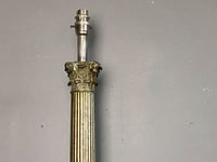 Large Early 20th Century Corinthian Column Lamp